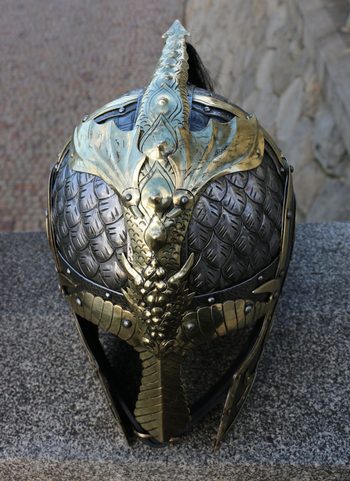 WYVERN, DRAGON, FANTASY HELMET