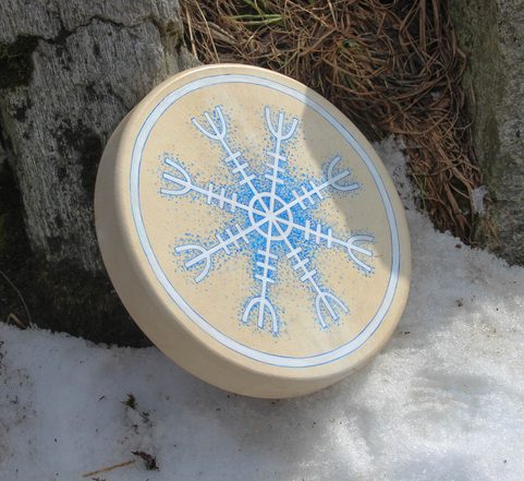AEGISHJALMUR, SHAMANIC FRAME DRUM 40 CM