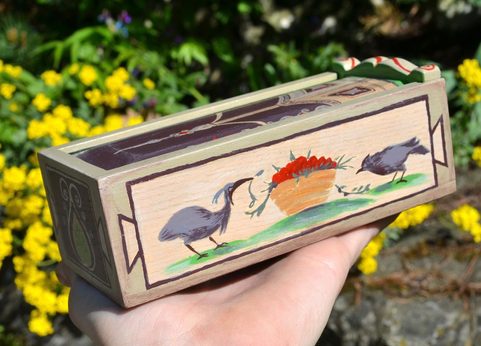 AVITIUM, ANCIENT ROME WOODEN BOX, REPLICA