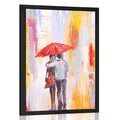 AFFICHE – PROMENADE SOUS LA PLUIE - AMOUR - AFFICHES