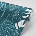 PAPIER PEINT – FEUILLES TROPICALES DE MONSTERA - PAPIERS PEINTS NATURE - PAPIERS PEINTS PANORAMIQUES