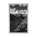 AFFICHE – PARC NATIONAL DE PATAGONIE EN ARGENTINE EN NOIR ET BLANC - NOIR ET BLANC - AFFICHES