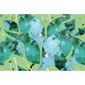 PAPIER PEINT – ABSTRACTION DE FEUILLES DE JARDIN - PAPIERS PEINTS NATURE - PAPIERS PEINTS PANORAMIQUES