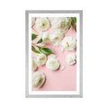 AFFICHE – ROSES ROMANTIQUES - FLEURS - AFFICHES