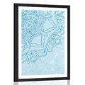 AFFICHE – MANDALA EN MOTIF HIVERNAL - FENG SHUI - AFFICHES