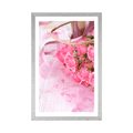 AFFICHE – BOUQUET ROMANTIQUE DE ROSES ROSES - NATURE MORTE - AFFICHES