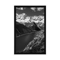 AFFICHE – PARC NATIONAL DE PATAGONIE EN ARGENTINE EN NOIR ET BLANC - NOIR ET BLANC - AFFICHES