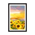 AFFICHE – CHAMP DE TOURNESOLS - FLEURS - AFFICHES