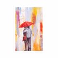 AFFICHE – PROMENADE SOUS LA PLUIE - AMOUR - AFFICHES