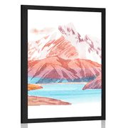 AFFICHE – BELLE PAYSAGE DE MONTAGNE - NATURE - AFFICHES