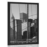AFFICHE – MANHATTAN EN NOIR ET BLANC - NOIR ET BLANC - AFFICHES