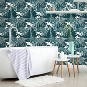 PAPIER PEINT AUTOCOLLANT – FEUILLES TROPICALES DE MONSTERA - PAPIER PEINT AUTOCOLLANT - PAPIERS PEINTS PANORAMIQUES