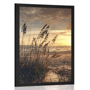 AFFICHE – COUCHER DE SOLEIL SUR LA PLAGE - NATURE - AFFICHES
