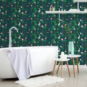 PAPIER PEINT ADHÉSIF – NÉNUPHARS ET CARPES KOI - PAPIER PEINT AUTOCOLLANT - PAPIERS PEINTS PANORAMIQUES