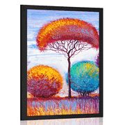 AFFICHE – FORÊT D'AUTOMNE - NATURE - AFFICHES