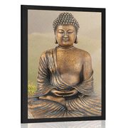 AFFICHE – STATUE DE BOUDDHA EN POSITION MÉDITATIVE - FENG SHUI - AFFICHES
