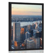 AFFICHE – PANORAMA DE LA VILLE DE NEW YORK - VILLES - AFFICHES