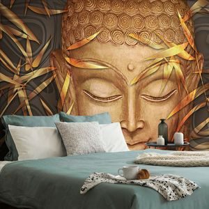 PAPIER PEINT – BOUDDHA SOURIANT - PAPIERS PEINTS FENG SHUI - PAPIERS PEINTS PANORAMIQUES