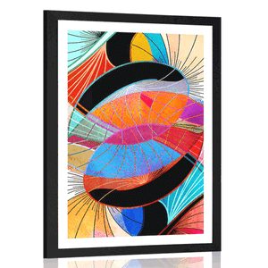 AFFICHE – ABSTRACTION MULTICOLORE - ABSTRAIT ET À MOTIFS - AFFICHES