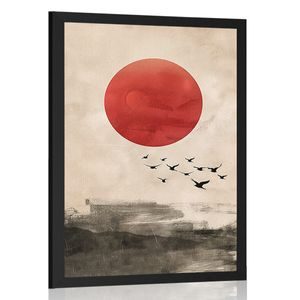 AFFICHE – JAPANDI CHARME DE LA LUNE ROUGE - JAPANDI - AFFICHES