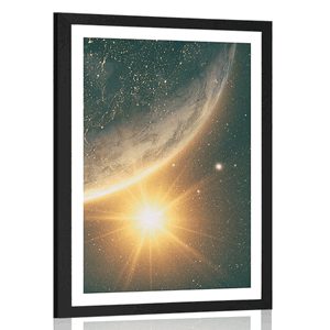 AFFICHE – VUE DEPUIS L'ESPACE - L'UNIVERS ET LES ÉTOILES - AFFICHES