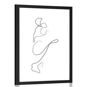 AFFICHE – LIGNES INTÉRESSANTES AVEC PASSE-PARTOUT - MOTIFS DE NOTRE ATELIER - AFFICHES