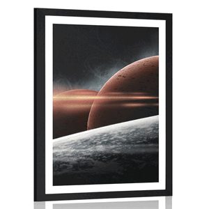 AFFICHE – PLANÈTES DANS LA GALAXIE - L'UNIVERS ET LES ÉTOILES - AFFICHES