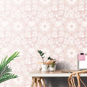 PAPIER PEINT ADHÉSIF – LIBELLULES DANS MOTIF MANDALA - PAPIER PEINT AUTOCOLLANT - PAPIERS PEINTS PANORAMIQUES