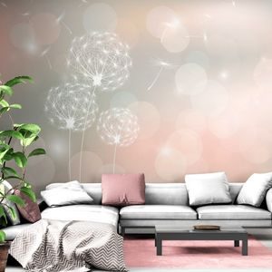 PAPIER PEINT – PISSENLIT SCINTILLANT - PAPIERS PEINTS PISSENLITS - PAPIERS PEINTS PANORAMIQUES