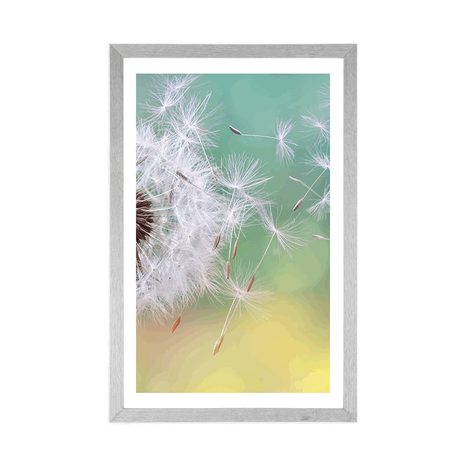 AFFICHE – PISSENLIT MAGIQUE - FLEURS - AFFICHES