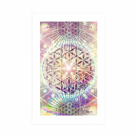 AFFICHE – MANDALA DANS UN STYLE INTÉRESSANT - FENG SHUI - AFFICHES