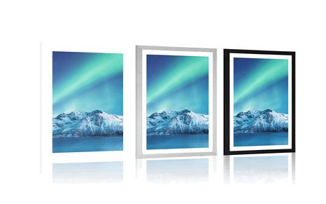 AFFICHE – AURORE POLAIRE ARCTIQUE - NATURE - AFFICHES