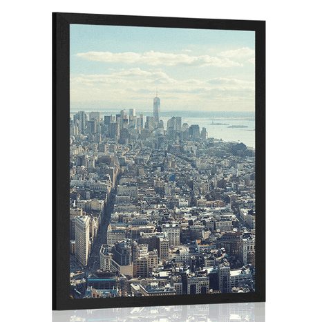 AFFICHE – VUE SUR LE CENTRE DE NEW YORK CHARMANT - VILLES - AFFICHES