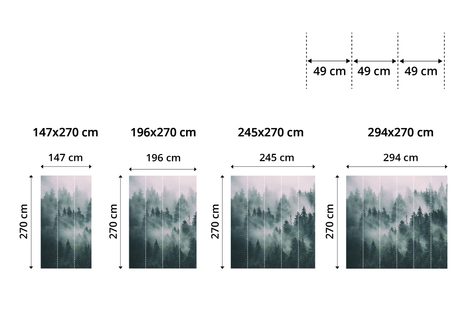 PAPIER PEINT – FEMME AVEC ÉLÉMENTS ABSTRAITS - PAPIERS PEINTS NOIR ET BLANC - PAPIERS PEINTS PANORAMIQUES