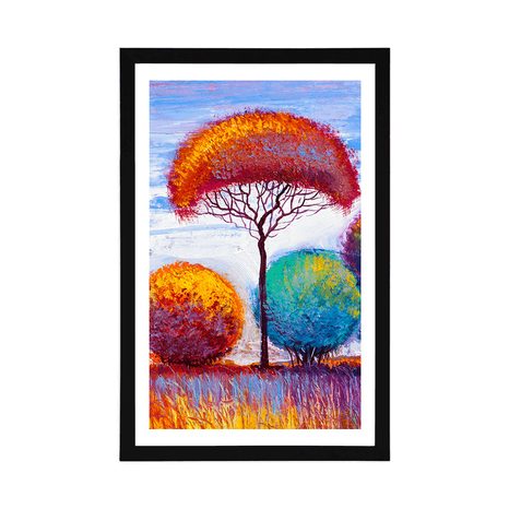 AFFICHE – FORÊT D'AUTOMNE - NATURE - AFFICHES