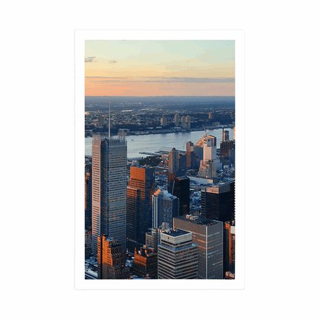 AFFICHE – PANORAMA DE LA VILLE DE NEW YORK - VILLES - AFFICHES