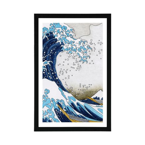 AFFICHE – REPRODUCTION LA GRANDE VAGUE DE KANAGAWA - KATSUSHIKA HOKUSAI - NATURE - AFFICHES