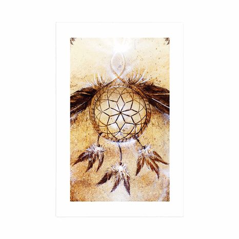 AFFICHE – ATTRAPE-RÊVES INDIEN - FENG SHUI - AFFICHES