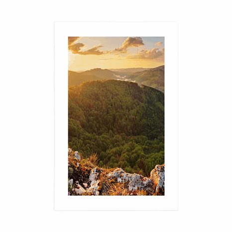 AFFICHE AVEC PASSE-PARTOUT – VRŠATSKÁ BRADLA EN SLOVAQUIE - NATURE - AFFICHES