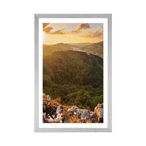 AFFICHE AVEC PASSE-PARTOUT – VRŠATSKÁ BRADLA EN SLOVAQUIE - NATURE - AFFICHES