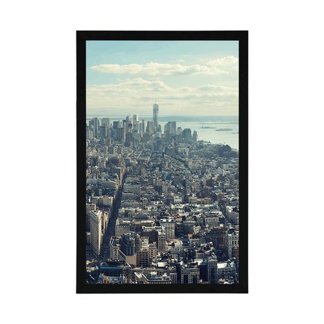 AFFICHE – VUE SUR LE CENTRE DE NEW YORK CHARMANT - VILLES - AFFICHES