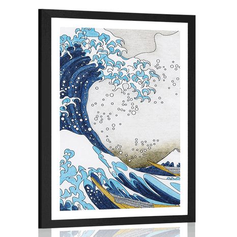 AFFICHE – REPRODUCTION LA GRANDE VAGUE DE KANAGAWA - KATSUSHIKA HOKUSAI - NATURE - AFFICHES