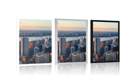 AFFICHE – PANORAMA DE LA VILLE DE NEW YORK - VILLES - AFFICHES