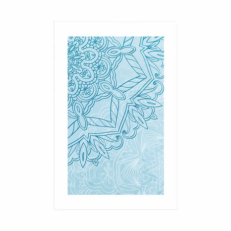 AFFICHE – MANDALA EN MOTIF HIVERNAL - FENG SHUI - AFFICHES