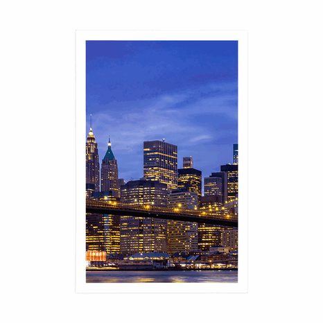 AFFICHE – PONT À BROOKLYN - VILLES - AFFICHES