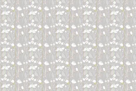 PAPIER PEINT – PRAIRIE FLEURIE DÉLICATE - PAPIERS PEINTS FLEURS - PAPIERS PEINTS PANORAMIQUES