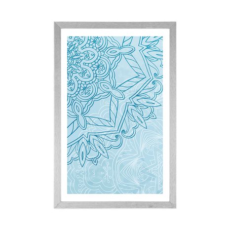AFFICHE – MANDALA EN MOTIF HIVERNAL - FENG SHUI - AFFICHES