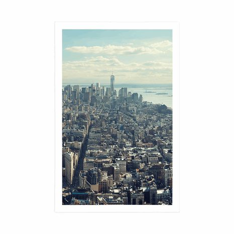 AFFICHE – VUE SUR LE CENTRE DE NEW YORK CHARMANT - VILLES - AFFICHES