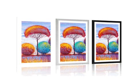 AFFICHE – FORÊT D'AUTOMNE - NATURE - AFFICHES