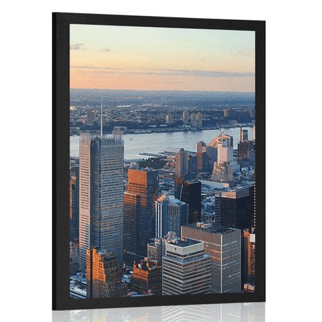 AFFICHE – PANORAMA DE LA VILLE DE NEW YORK - VILLES - AFFICHES
